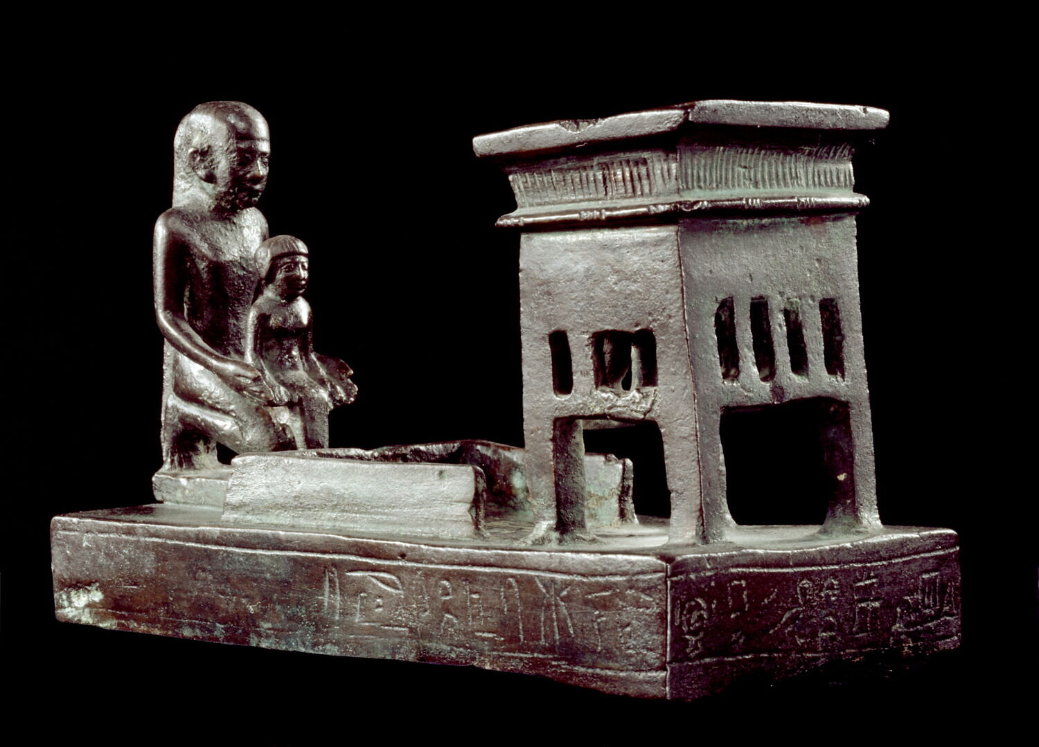 figurine de donateur, Basse Époque (attribution d'après style) (-664 - -332)