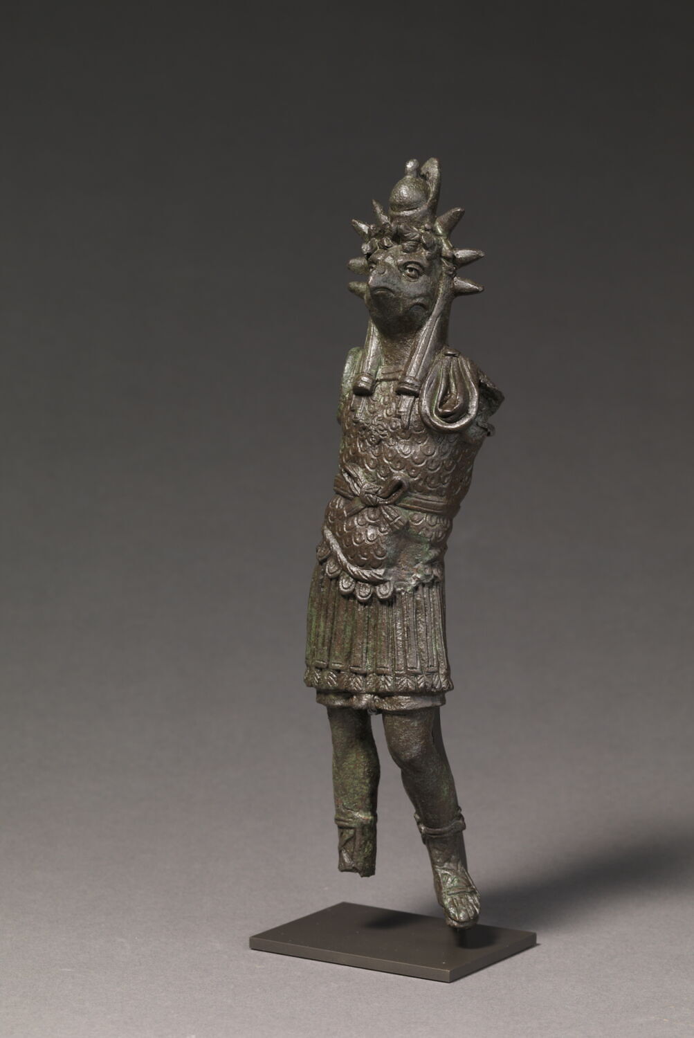 figurine d'Horus légionnaire, époque romaine (attribution d'après style) (100 - 199)