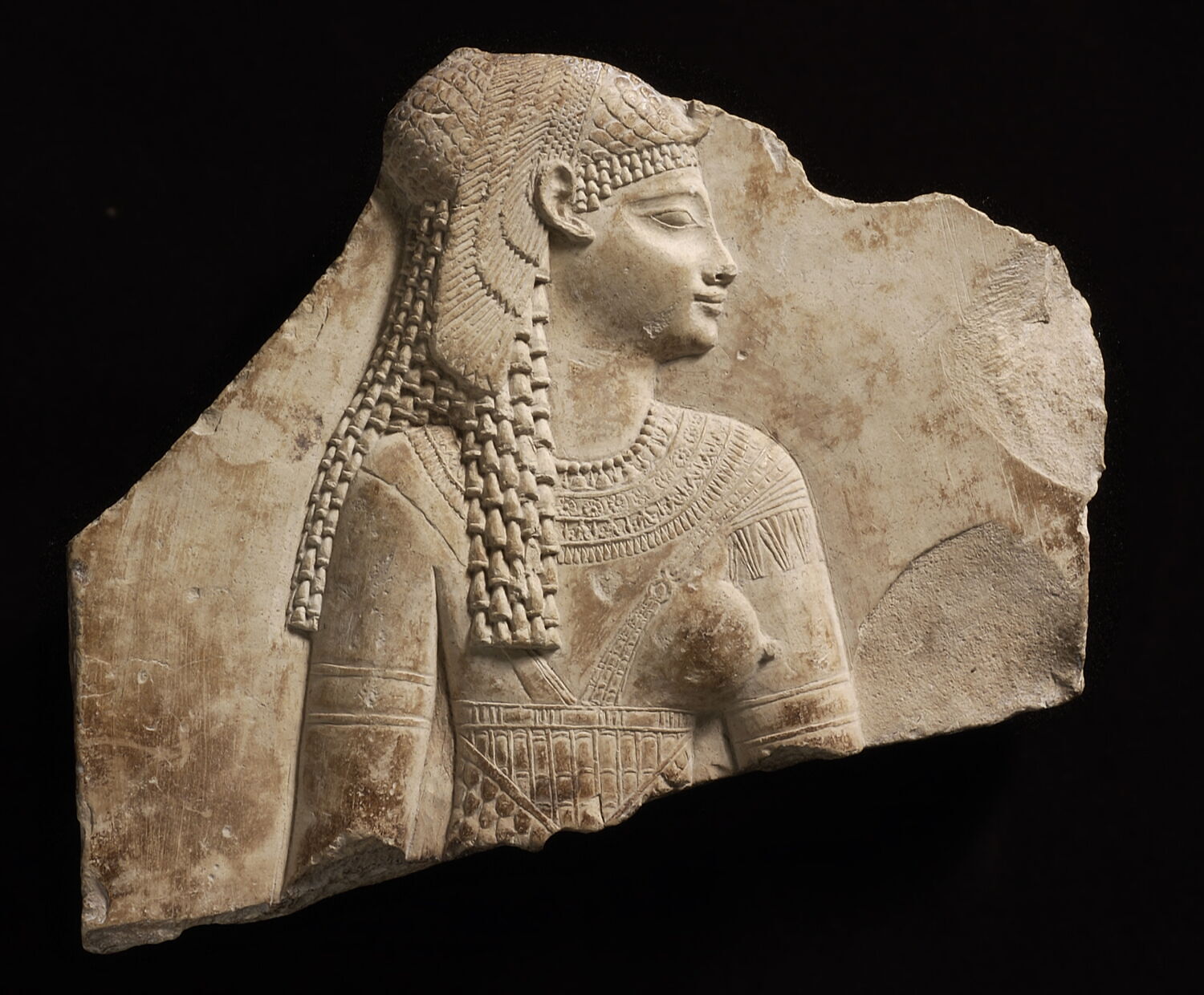 relief mural  ; modèle de sculpteur, époque ptolémaïque (attribution d'après style) (-332 - -30)