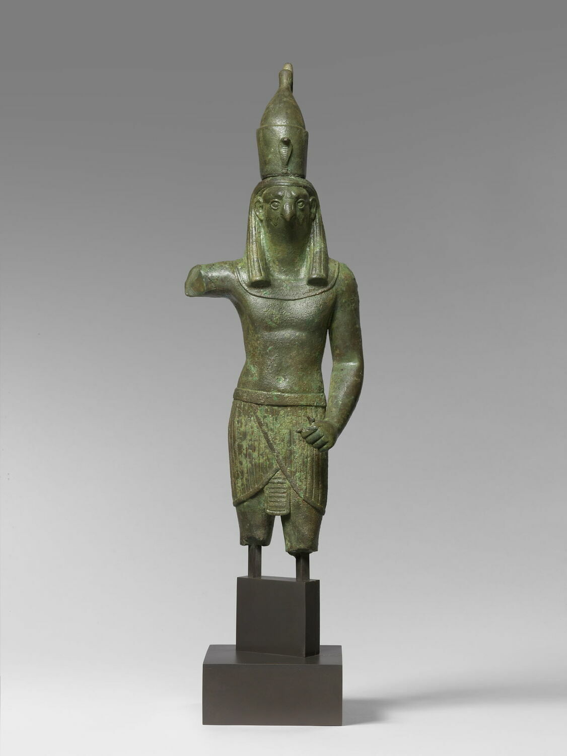 figurine d'Horus harponneur, Basse Époque (attribution d'après style) (-664 - -332)