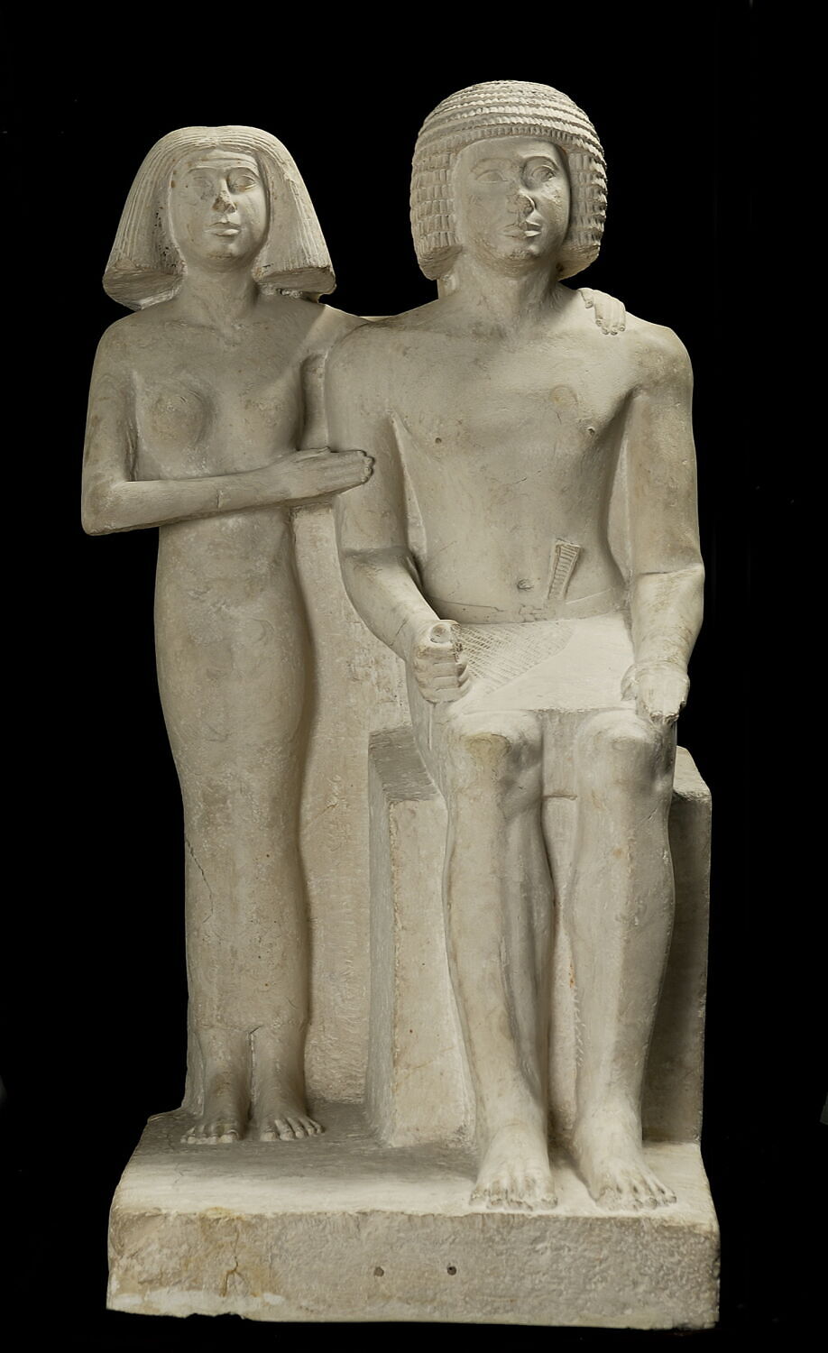 statue de couple, Niouserrê Ini (attribution d'après style) (-2490 - -2478)