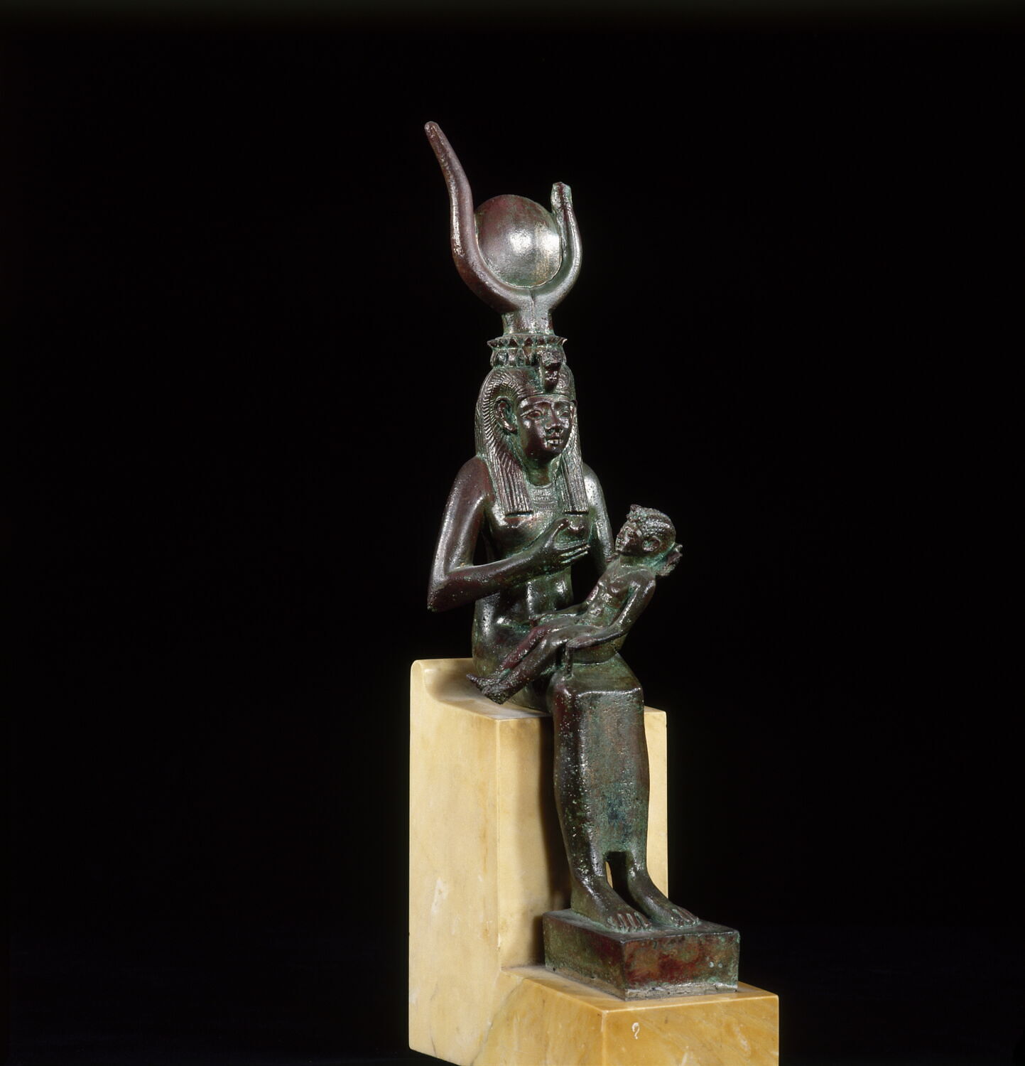 figurine d'Isis allaitant, Basse Époque (attribution d'après style) (-664 - -400)
