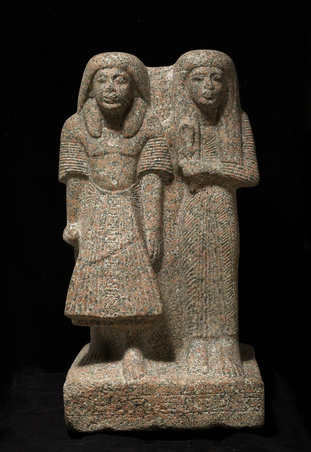 statue de couple, Mérenptah (mention de personnage) (-1212 - -1202)