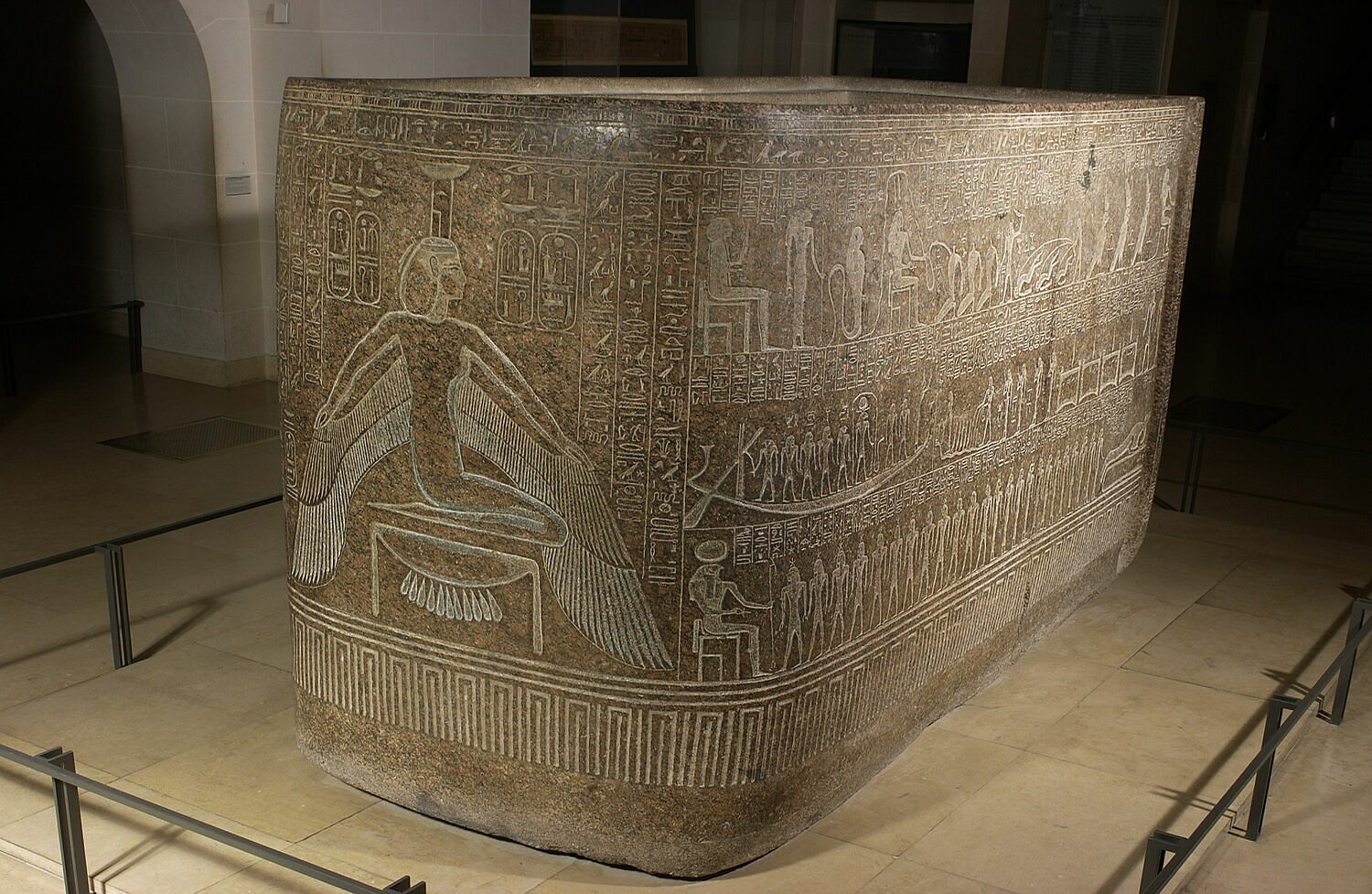 Cuve du sarcophage de Ramsès III, Ramsès III (mention de règne) (-1184 - -1153)