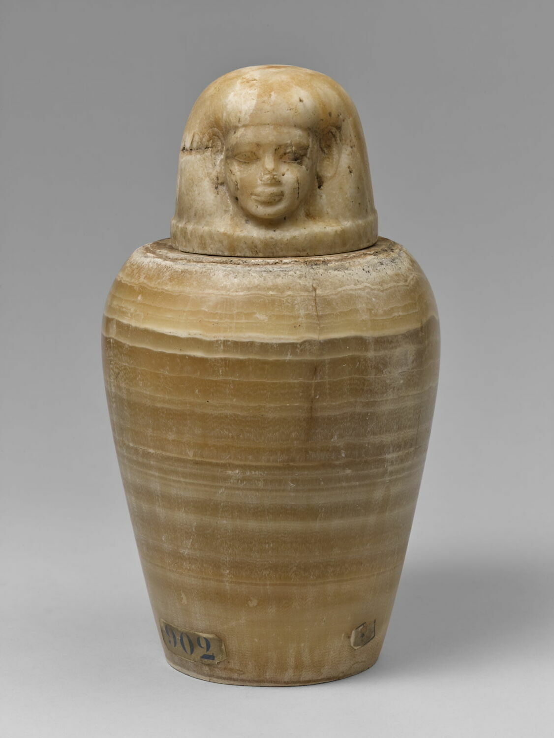 vase canope ; avec contenu Louvre Collections