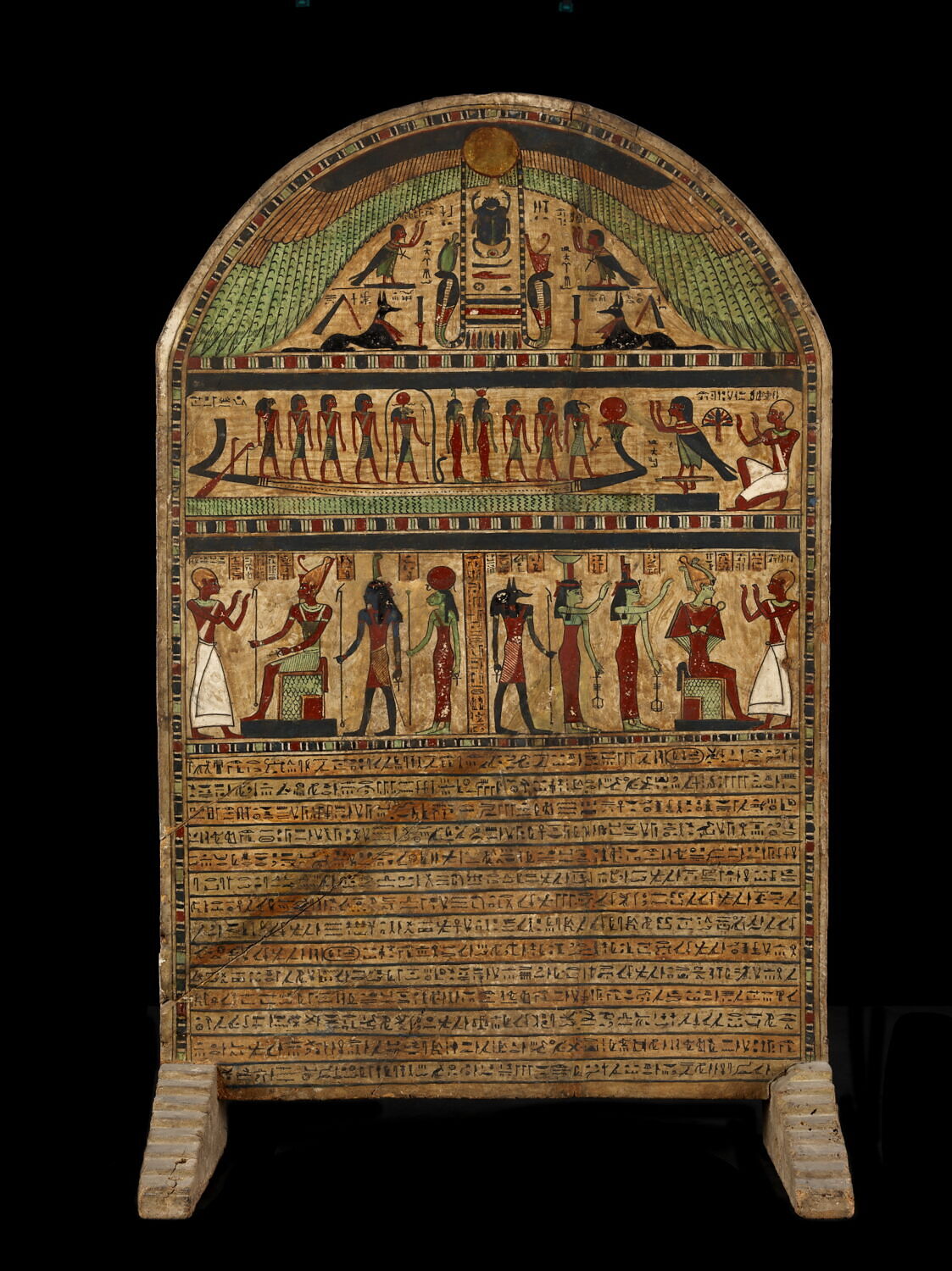 Stèle d'Ousirour, XXXe dynastie ; époque ptolémaïque (fin du IVe siècle av. J.-C.) (mention de personnage) (-350 - -300)