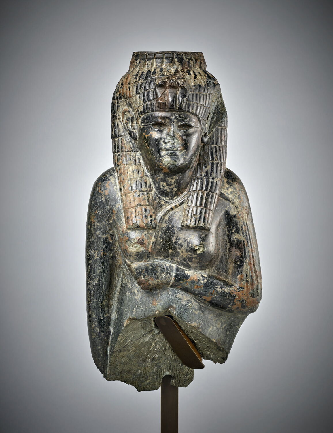 statue, Cléopâtre II Philométor Soteira ; Cléopâtre III (bibliographie/travail de référence) (-132 - -101)