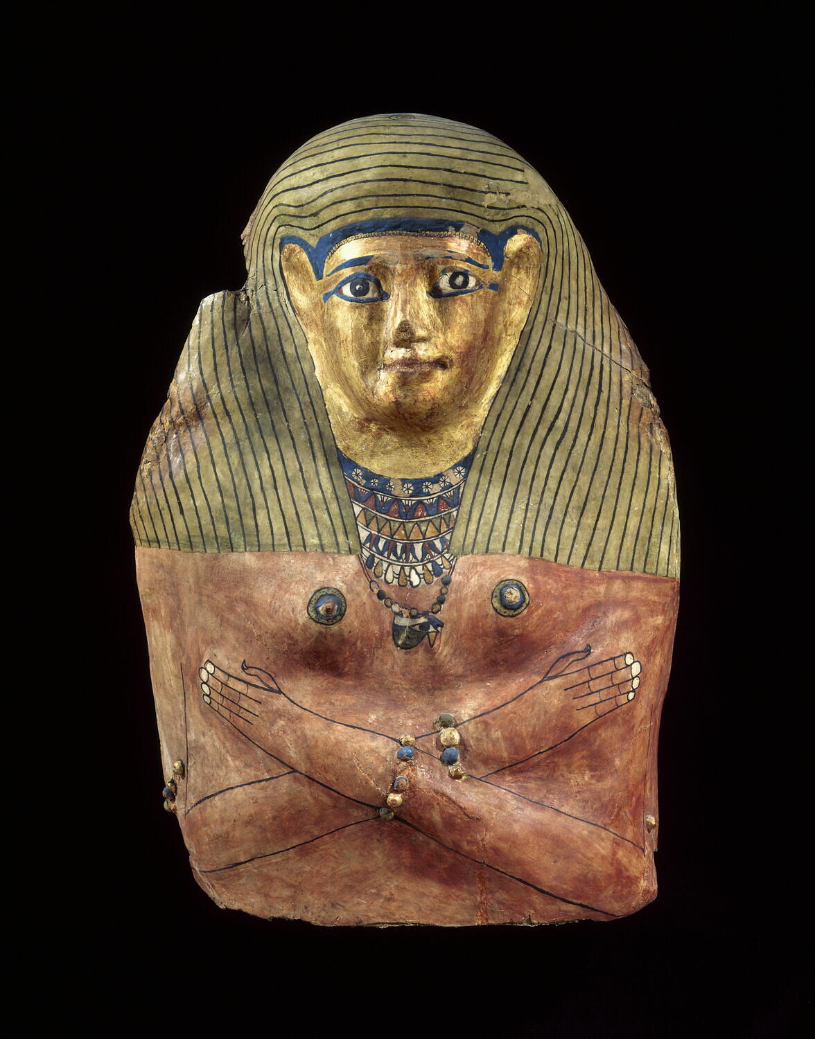 masque-plastron, époque romaine (attribution d'après style) (-30 - 395)