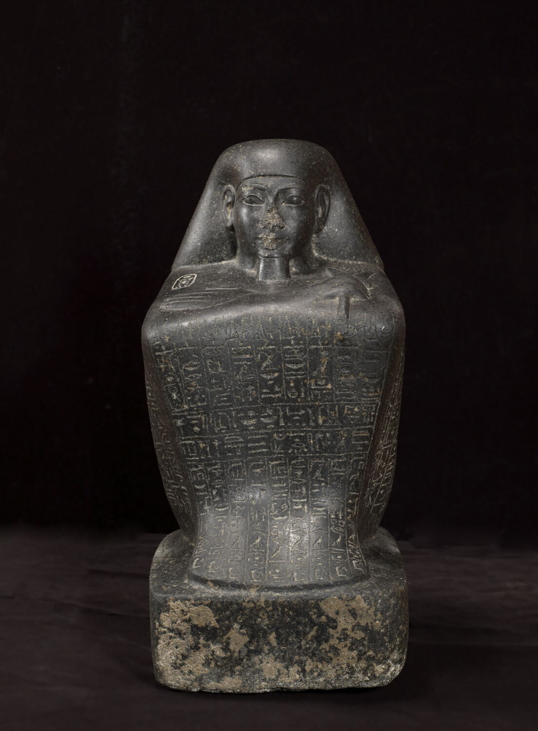 statue cube, Amenhotep II (inscription/dédicace/signature) (-1425 - -1398)