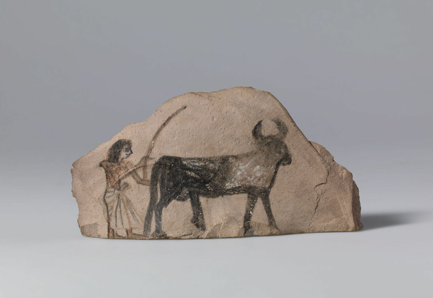 ostracon figuré, époque ramesside (attribution d'après style) (-1295 - -1069)