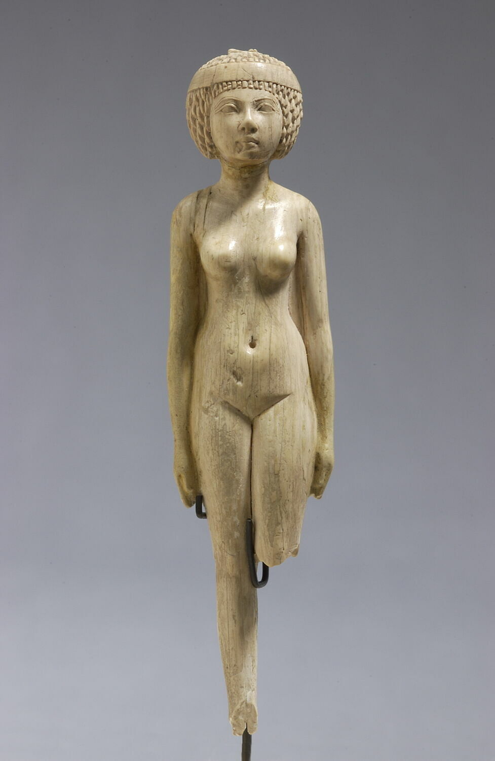 figurine ; statuette, Amenhotep IV Akhénaton (?) ; fin XVIIIe dynastie (?) (début du règne d'Amenhotep IV-Akhénaton ou époque post-amarnienne) (attribution d'après style) (-1349 - -1295)