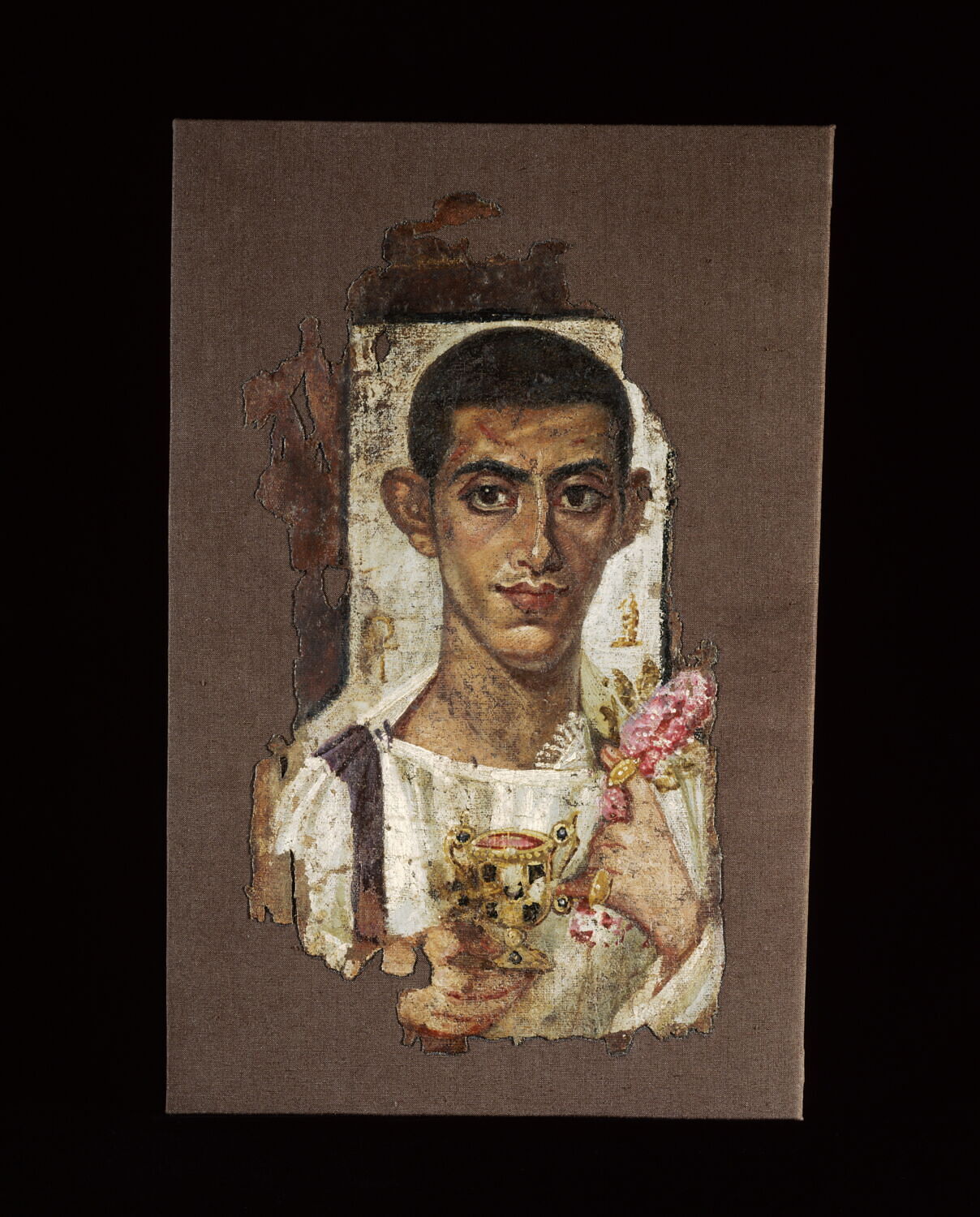 Portrait dit "d'Ammonios", époque romaine (bibliographie/travail de référence) (225 - 250)