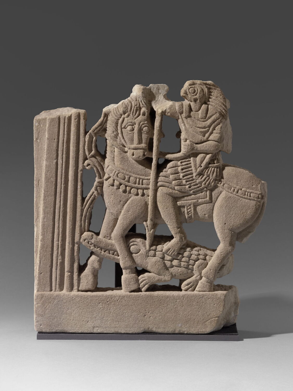 Horus cavalier, époque méroïtique (d'après l'exmplaire conservé au musée de Khartoum) (bibliographie/travail de référence) (200 - 399)