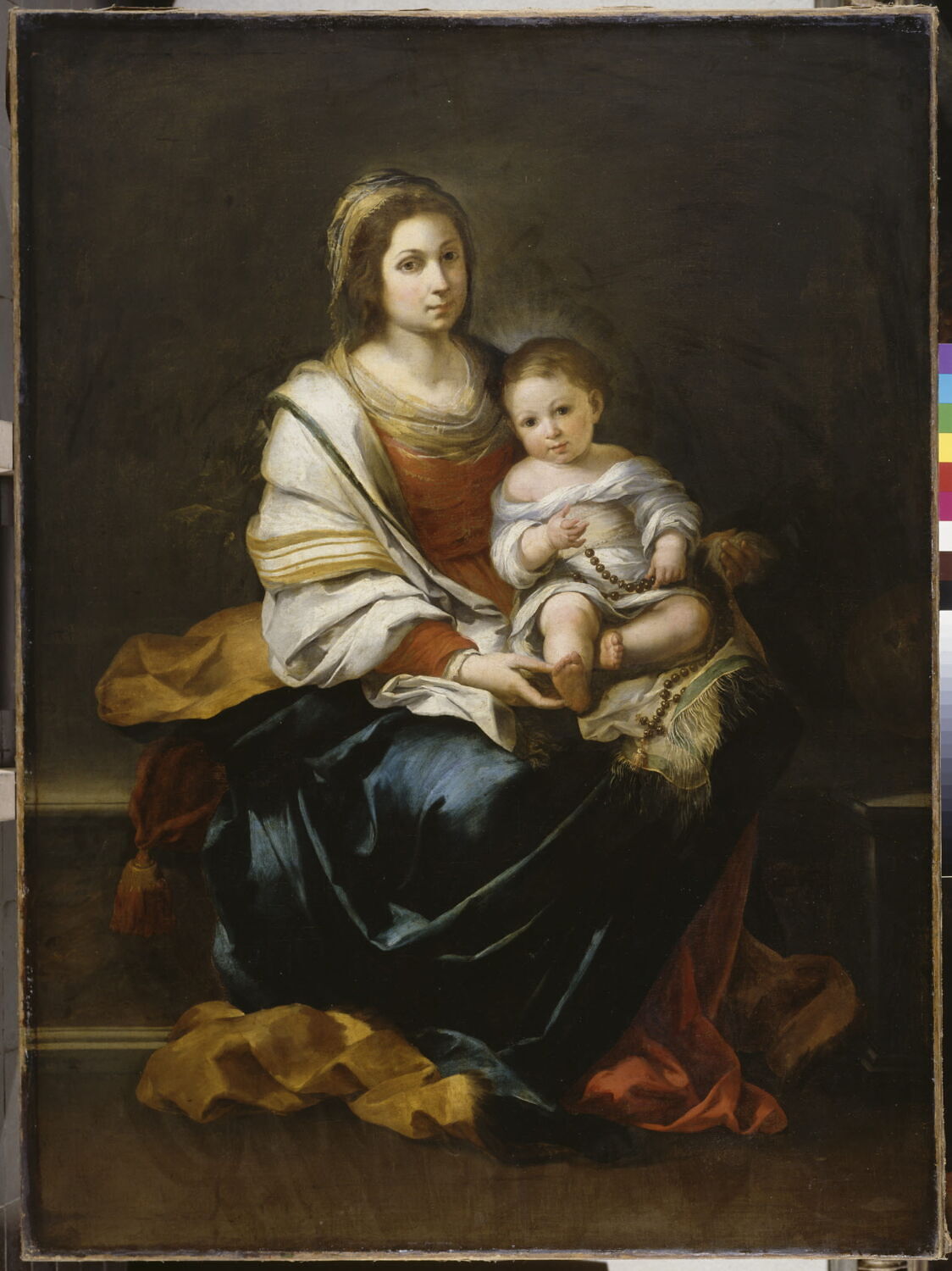 La Vierge et l'enfant, Murillo, Bartolomé Esteban, Milieu du XVIIe siècle (1648 - 1650)