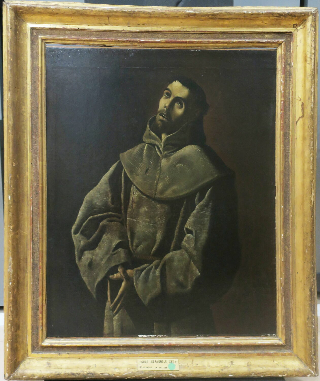Saint François en oraison, Espagne, XVIIe siècle (1600 - 1700)