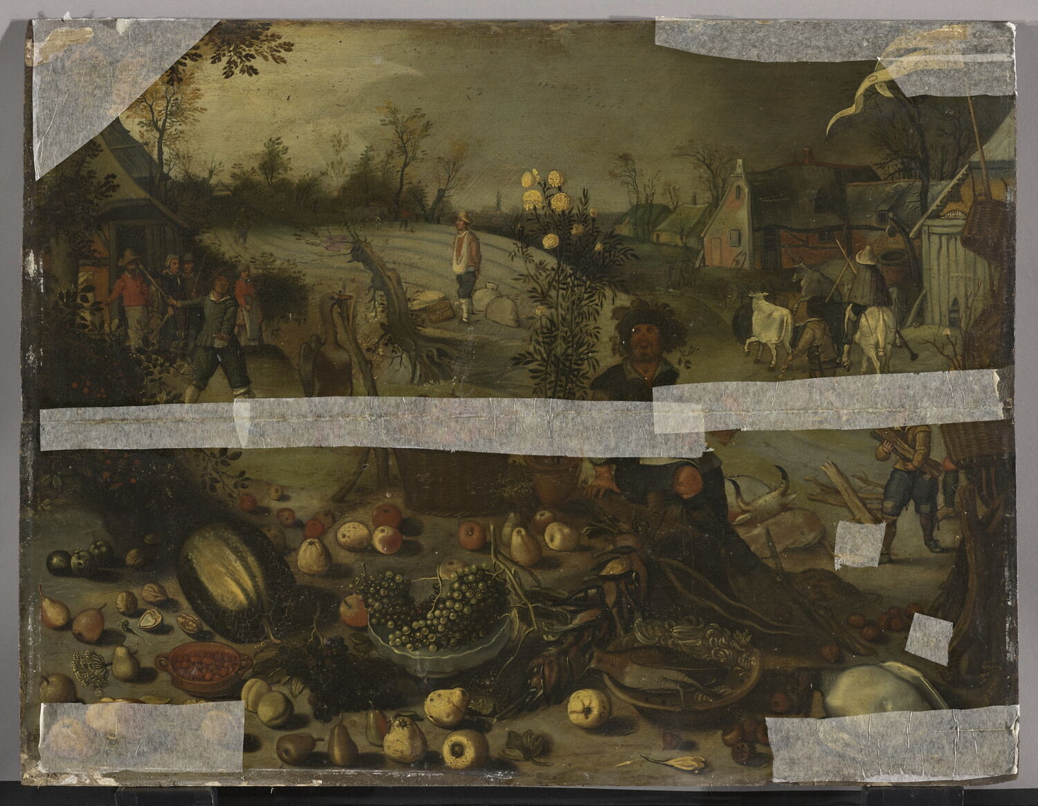 Paysage, Anonyme, XVIIe siècle (1600 - 1700)