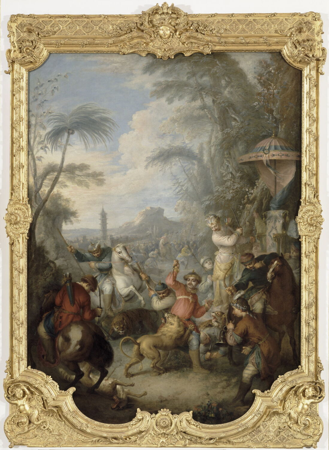 Chasse chinoise, Pater, Jean-Baptiste, 2e quart du XVIIIe siècle (1736)