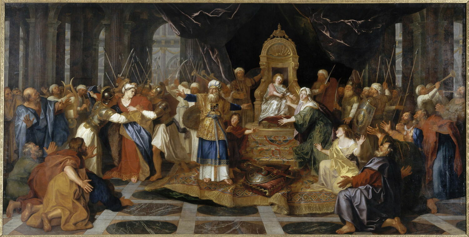 Athalie chassée du temple, Coypel, Antoine, XVIIe siècle (1600 - 1700)