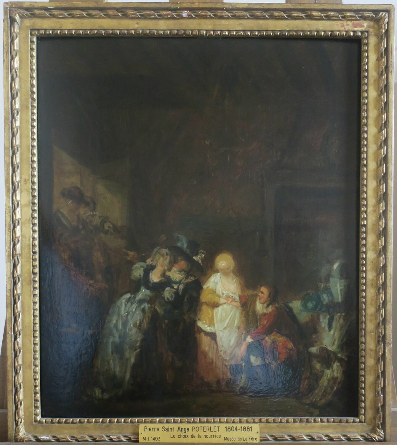 La Nourrice. Esquisse., Poterlet, Henri Hippolyte, XIXe siècle (1800 - 1900)