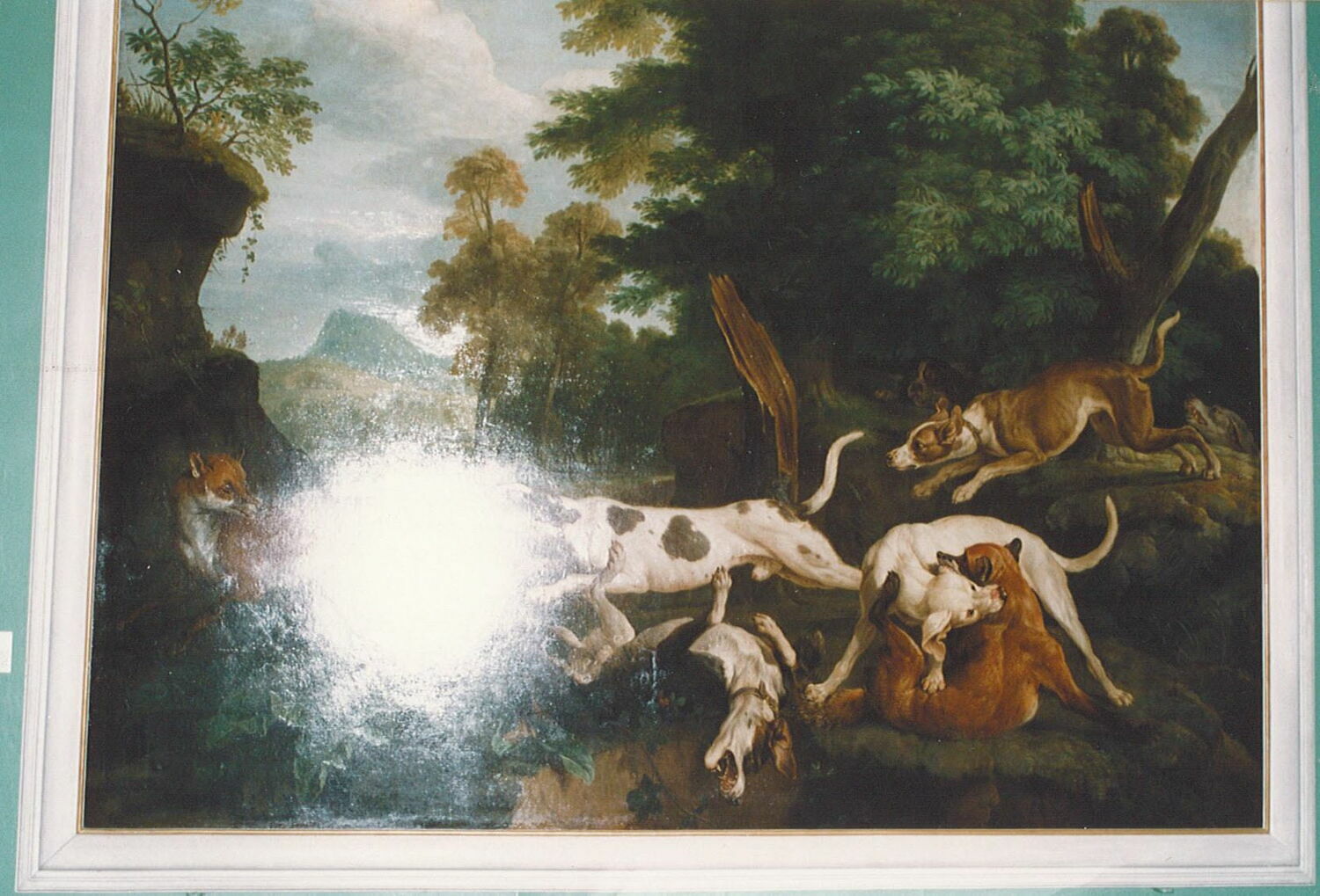 La Chasse au renard (ou aux renards ?), Desportes, Alexandre-François, 1e quart du XVIIIe siècle (1719)