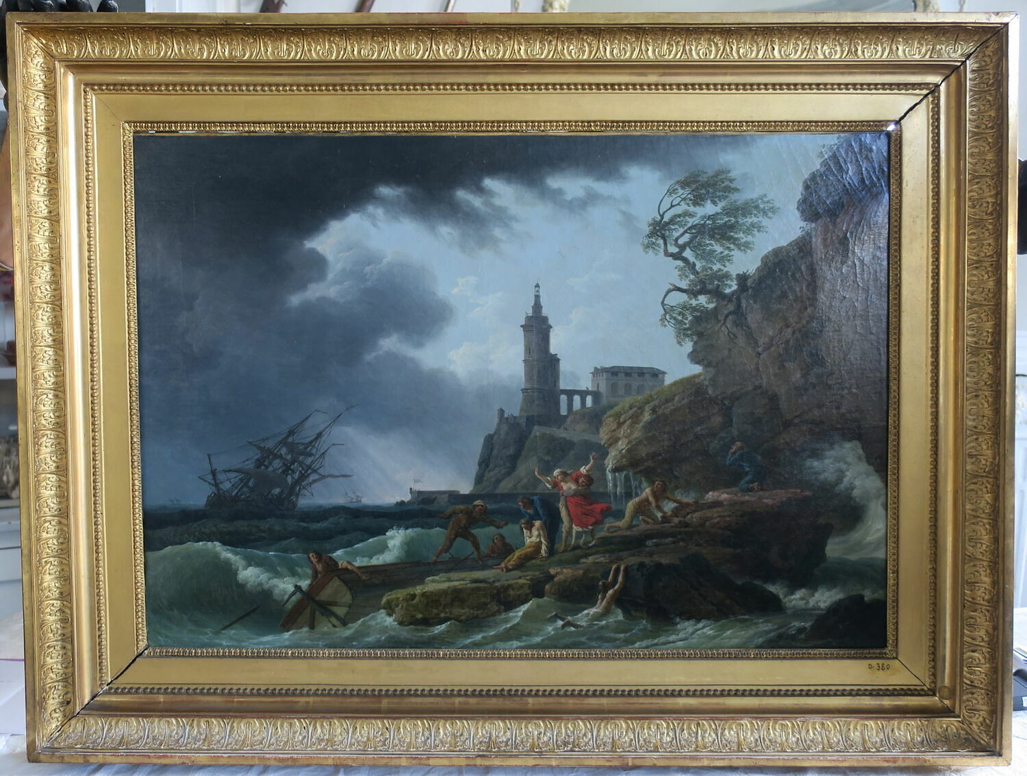 Naufrage, Vernet, Claude-Joseph, XVIIIe siècle (1700 - 1800)