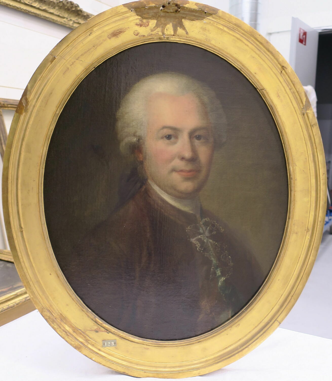 Portrait du peintre Rougeot, fondateur d'une Ecole de dessin en 1760 à Tours, Anonyme, 3e quart du XVIIIe siècle (vers 1760)