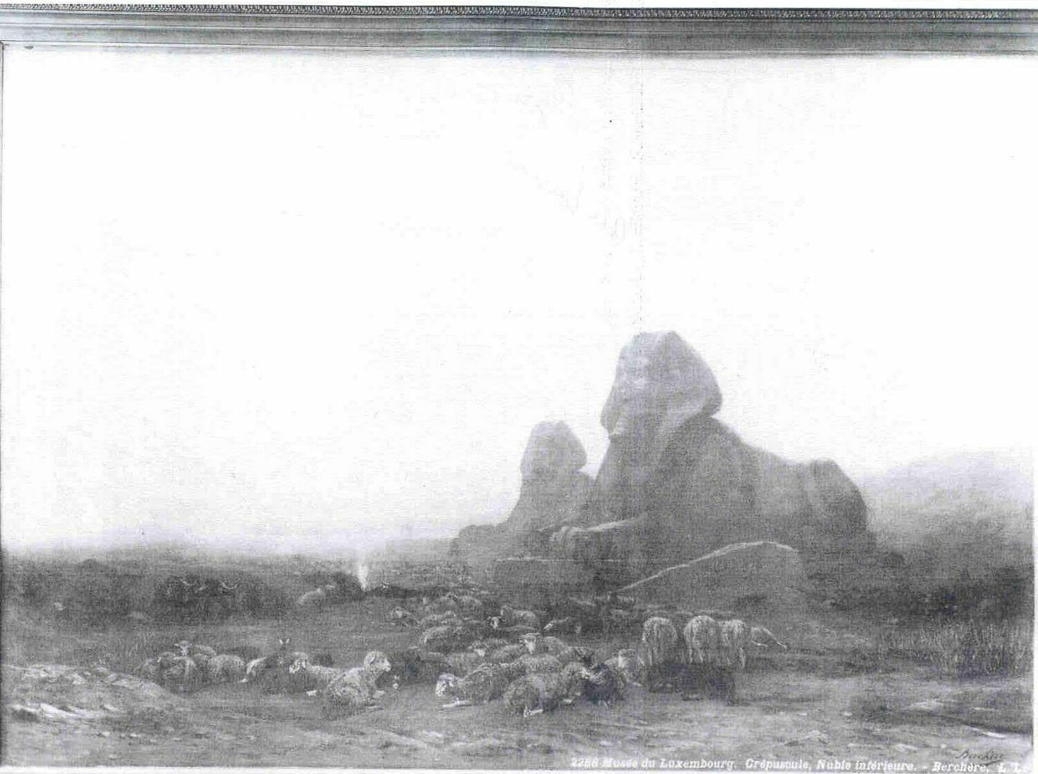 Crépuscule (Nubie intérieure), Berchère, Narcisse, 3e quart du XIXe siècle (1864)
