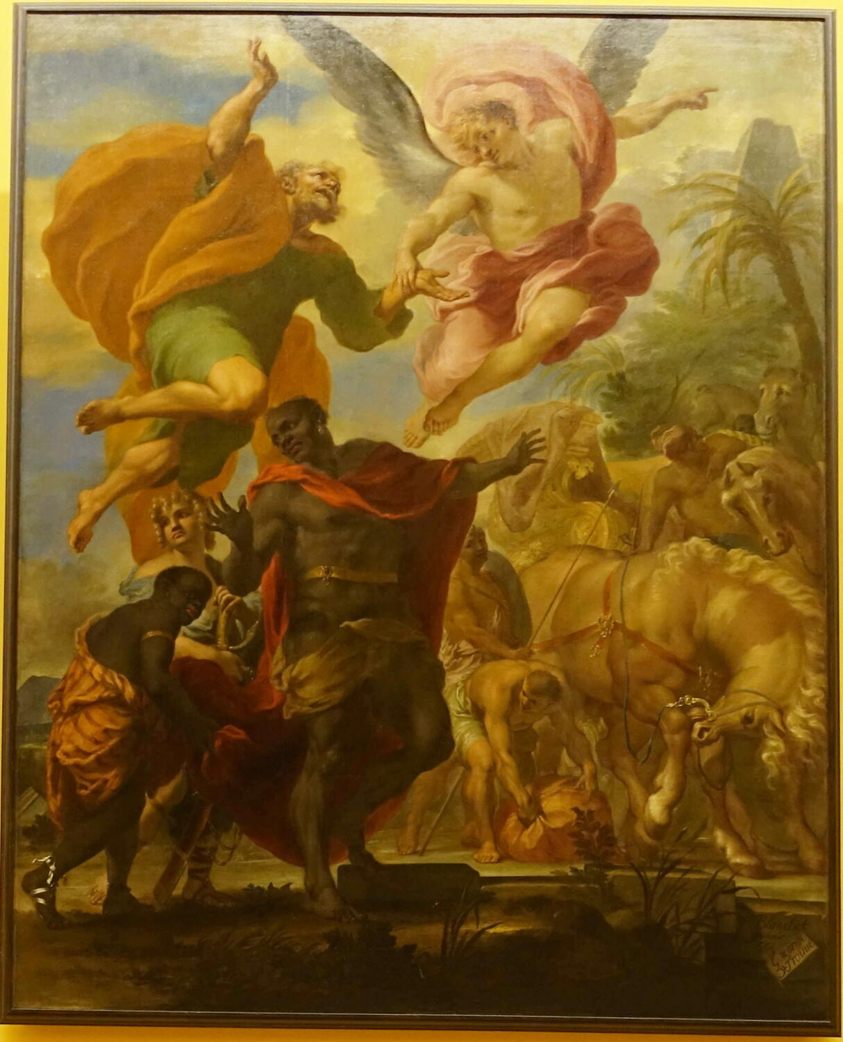 Le Ravissement de saint Philippe après le baptême de l'eunuque de la reine d'Éthiopie Louvre