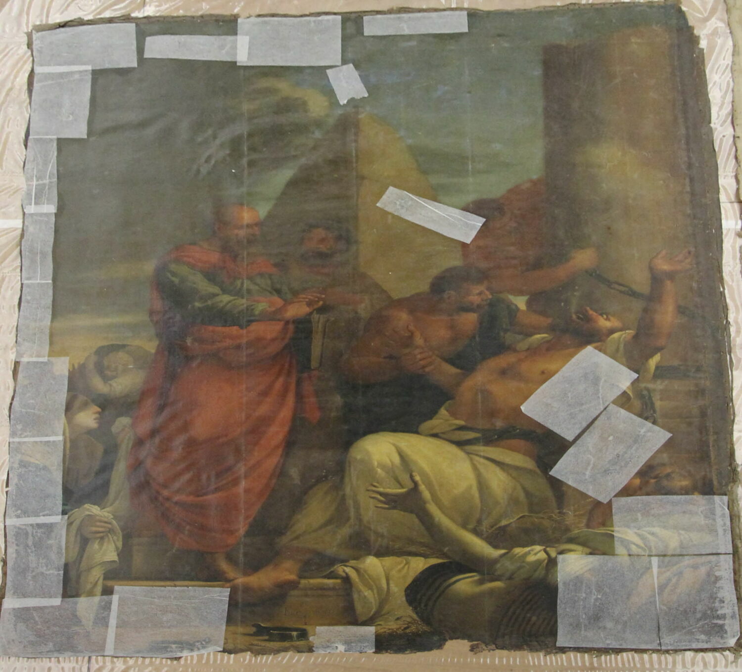 Le Miracle de saint Paul, Boullogne, Louis I de, dit Le Père, XVIIe siècle (1646)