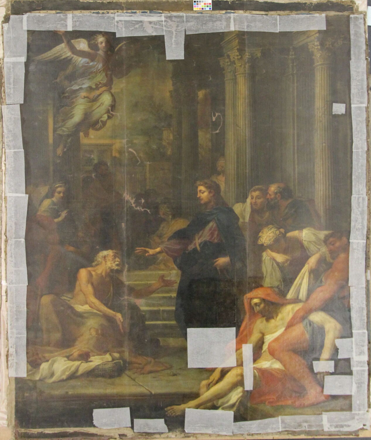 Le Christ guérissant le paralytique, Boullogne, Bon, XVIIe siècle (1678)