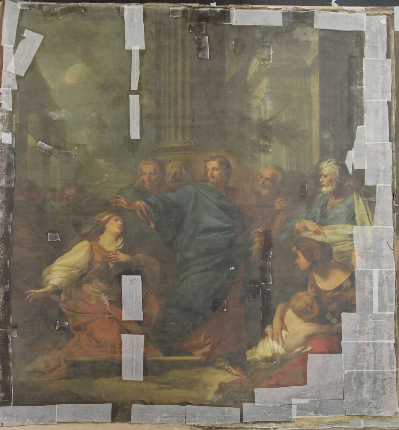 Le Christ et la Cananéenne, Cazes, Pierre-Jacques, XVIIIe siècle (1700 - 1800)