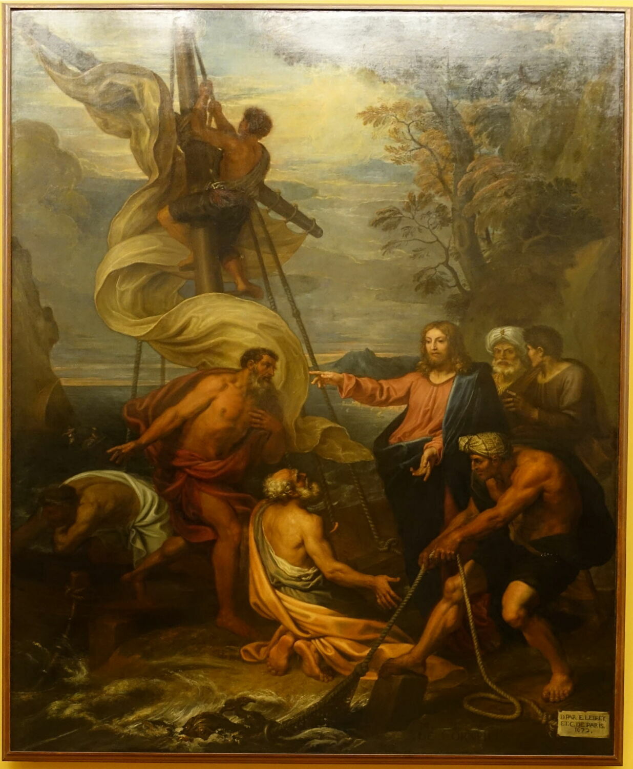 La Vocation de saint Pierre et de saint André, Corneille, Michel II, XVIIe siècle (1672)