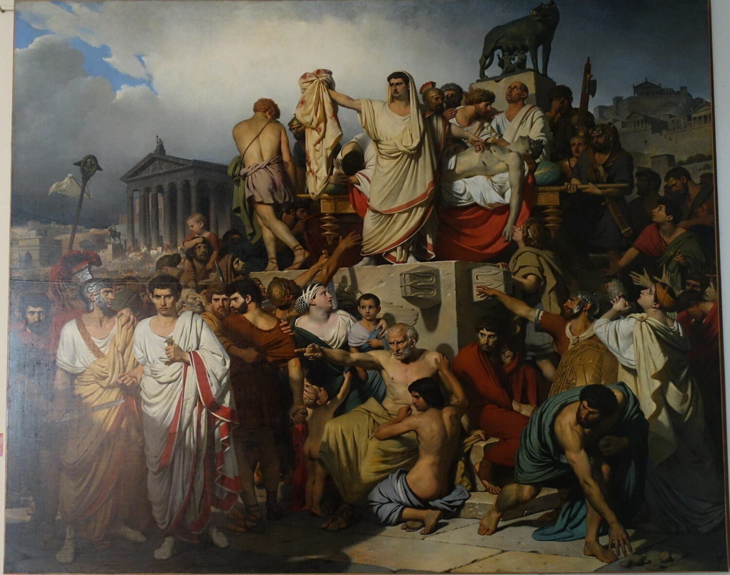 La Mort de César, Court, Joseph-Désiré, XIXe siècle (1800 - 1900)