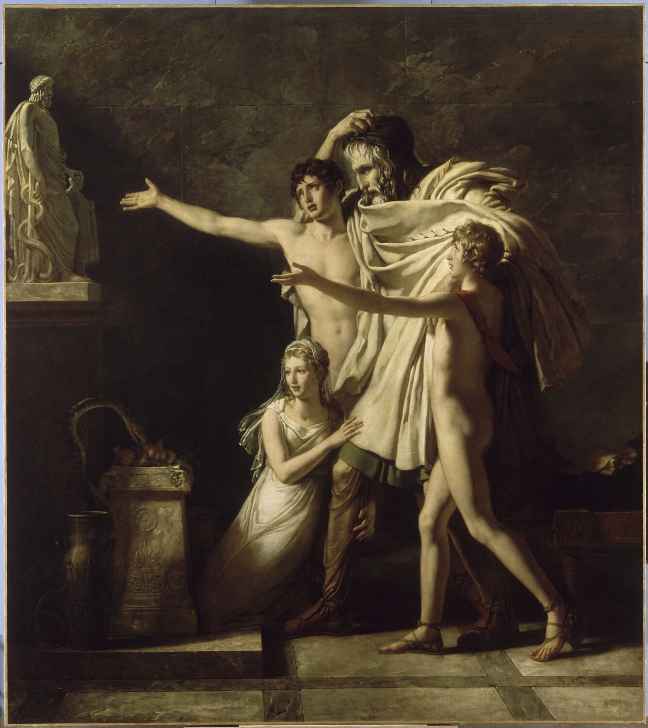 Offrande à Esculape, Guérin, Pierre-Narcisse, XIXe siècle (1803)