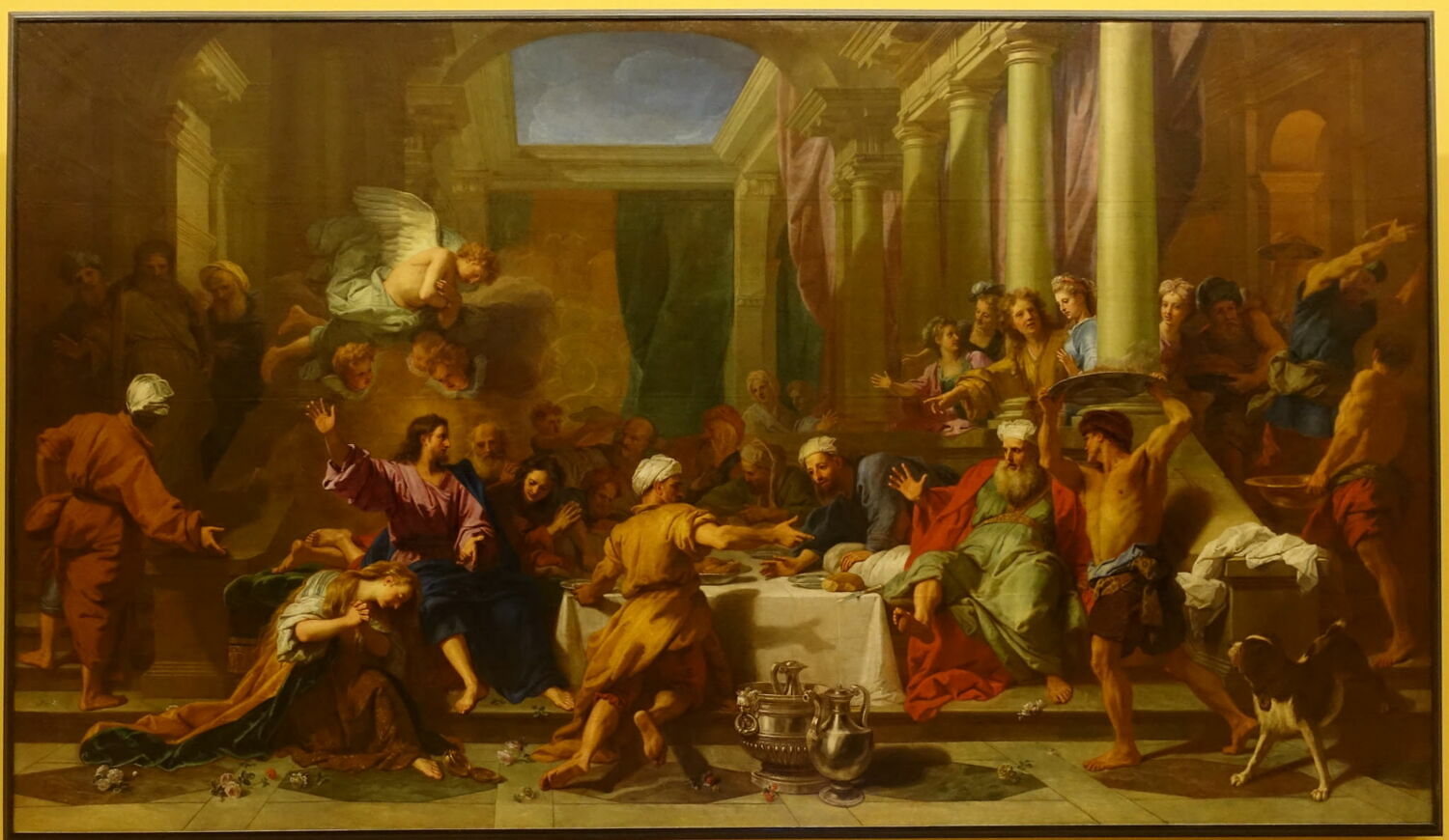 Repas chez Simon, Jouvenet, Jean, Début du XVIIIe siècle (vers 1711)