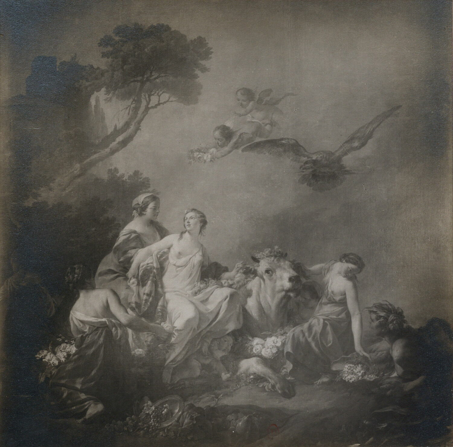 L'Enlèvement d'Europe, Pierre, Jean-Baptiste-Marie, 3e quart du XVIIIe siècle (1757)