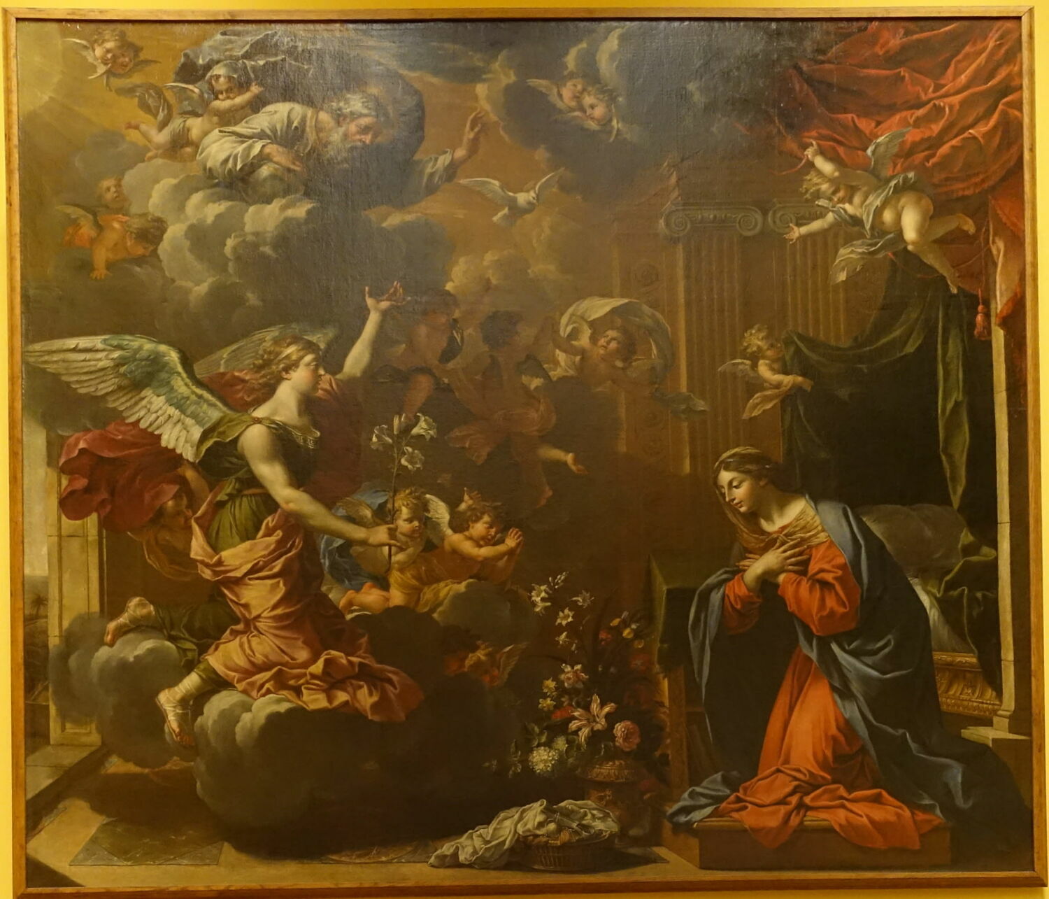 L'Annonciation, Poerson, Charles, XVIIe siècle (Vers 1651 - 1652) (1651 - 1652)