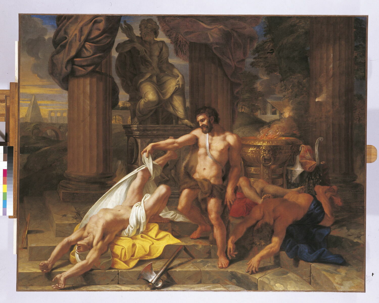 Hercule punissant Busiris, Corneille, Jean Baptiste, XVIIe siècle (1600 - 1700)