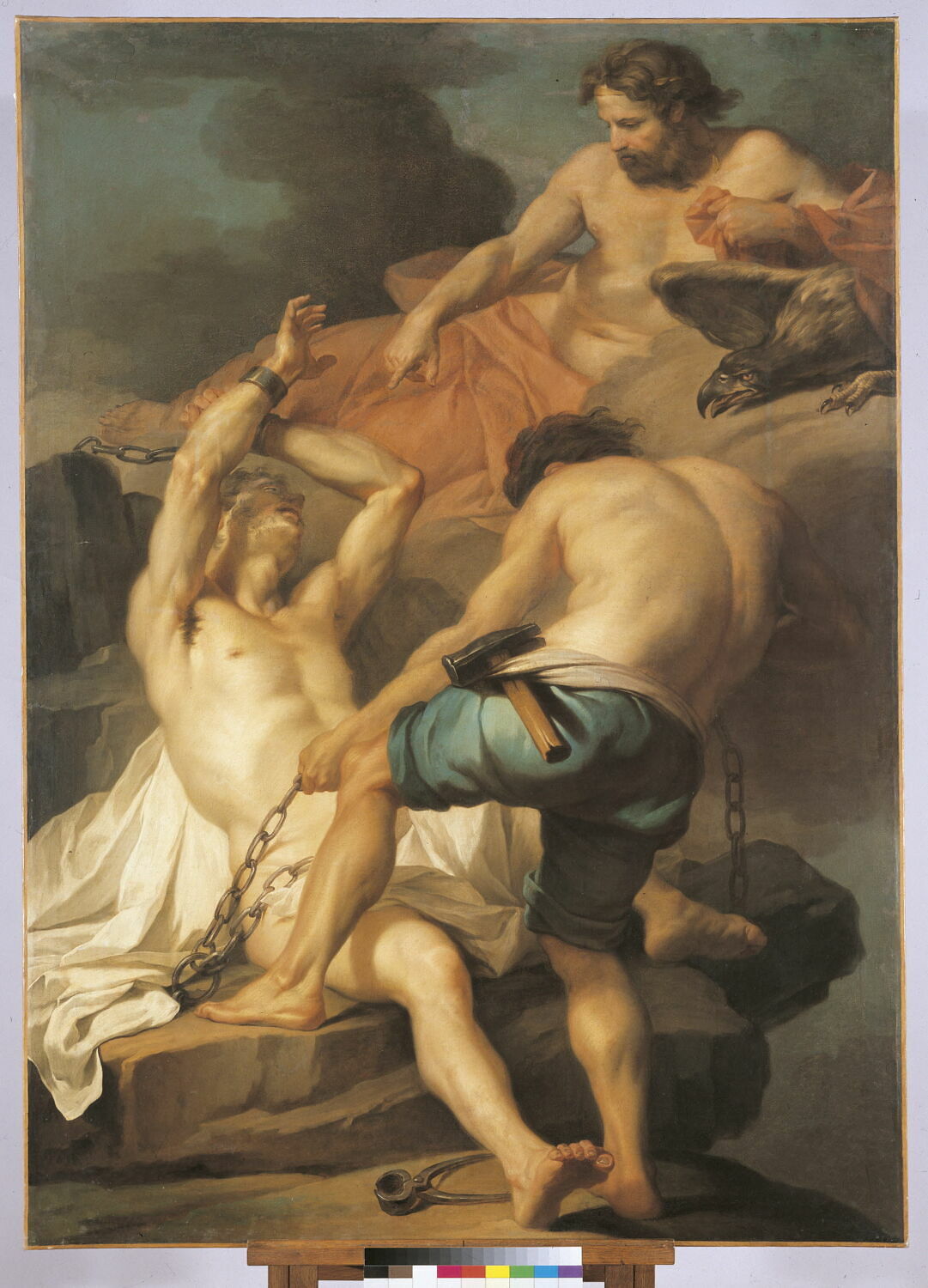 Prométhée attaché sur le Caucase, Frontier, Jean Charles, 2e quart du XVIIIe siècle (1744)