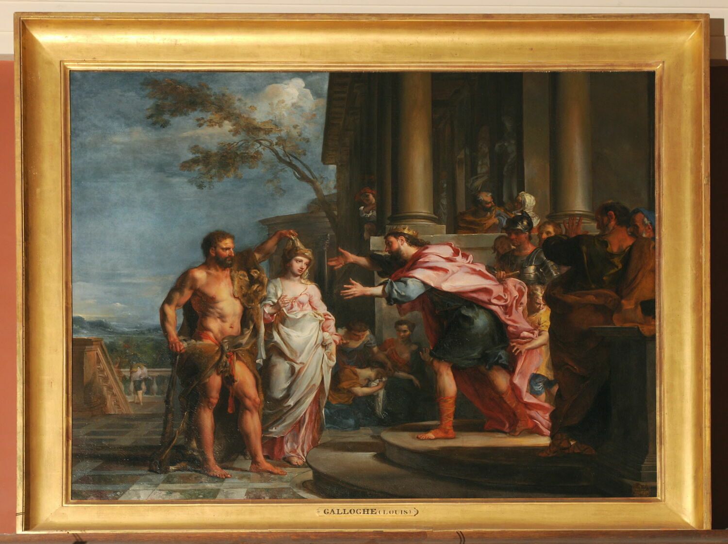 Hercule rendant Alceste à Admète, Galloche, Louis, 1e quart du XVIIIe siècle (1711)
