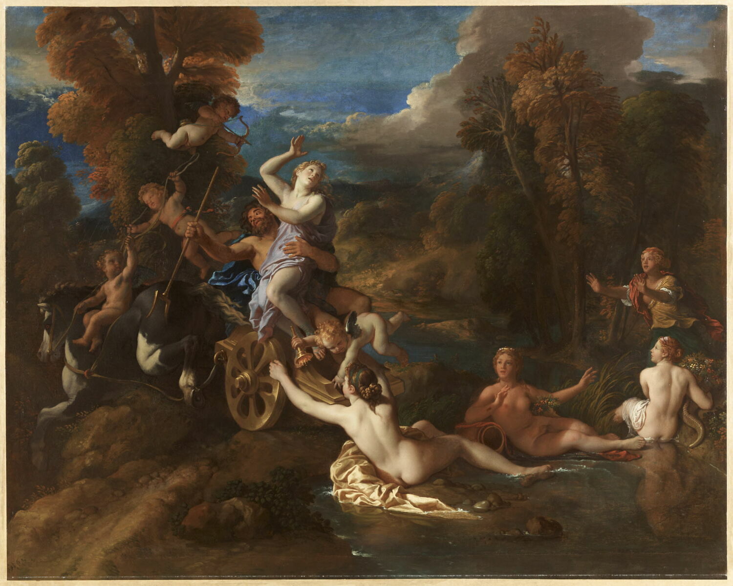 L'Enlèvement de Proserpine, La Fosse, Charles de, 3e quart du XVIIe siècle (1673)