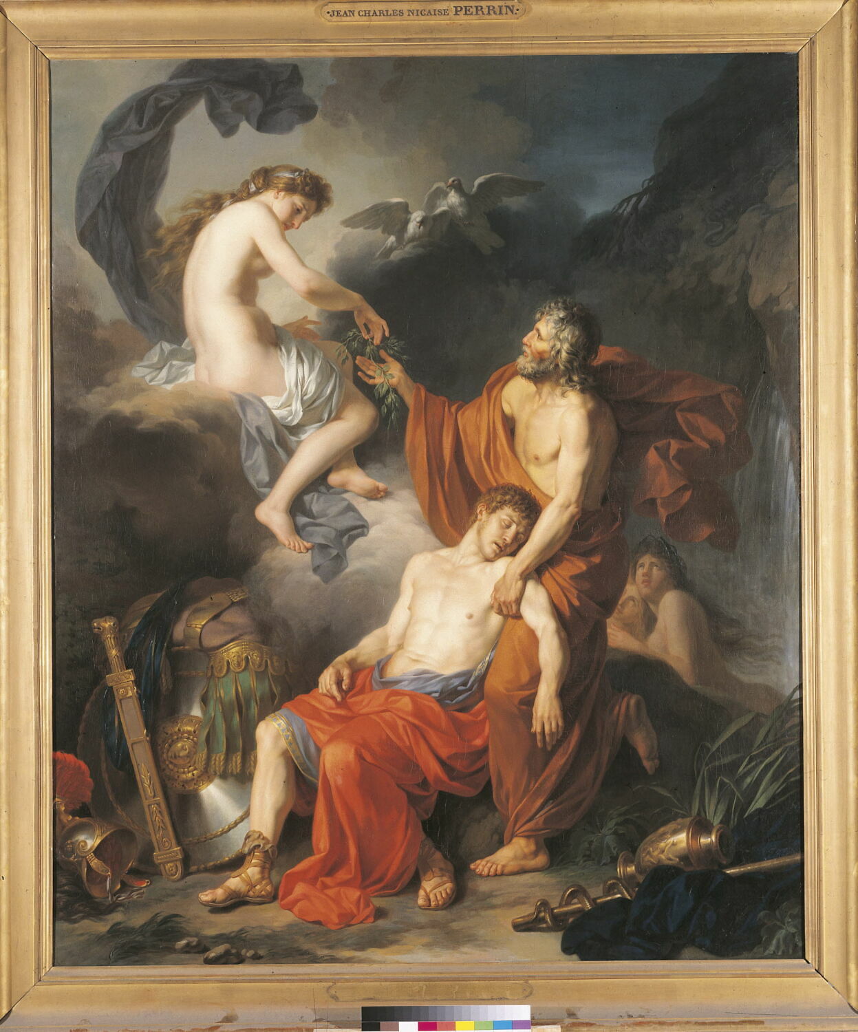 Vénus faisant panser la blessure d'Énée, Perrin, Jean Charles Nicaise, 4e quart du XVIIIe siècle (1787)