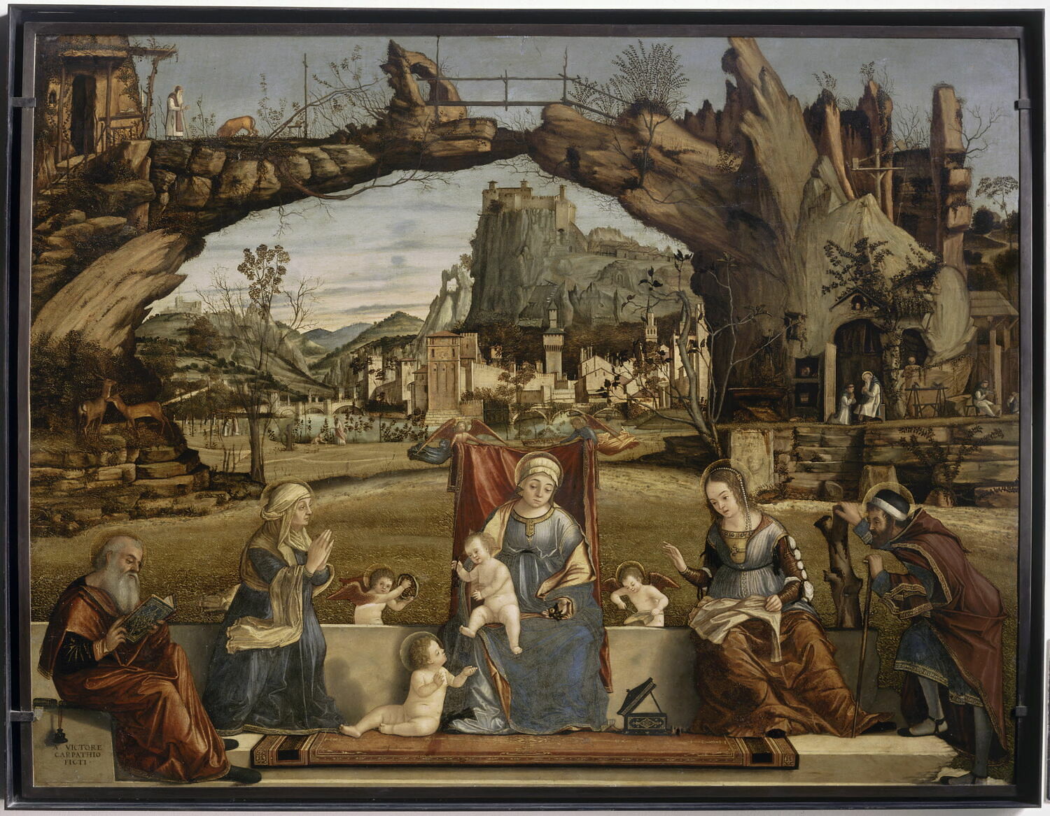Sainte Conversation, Carpaccio, Vittore, Fin du XVe siècle - début du XVIe siècle (vers 1500)