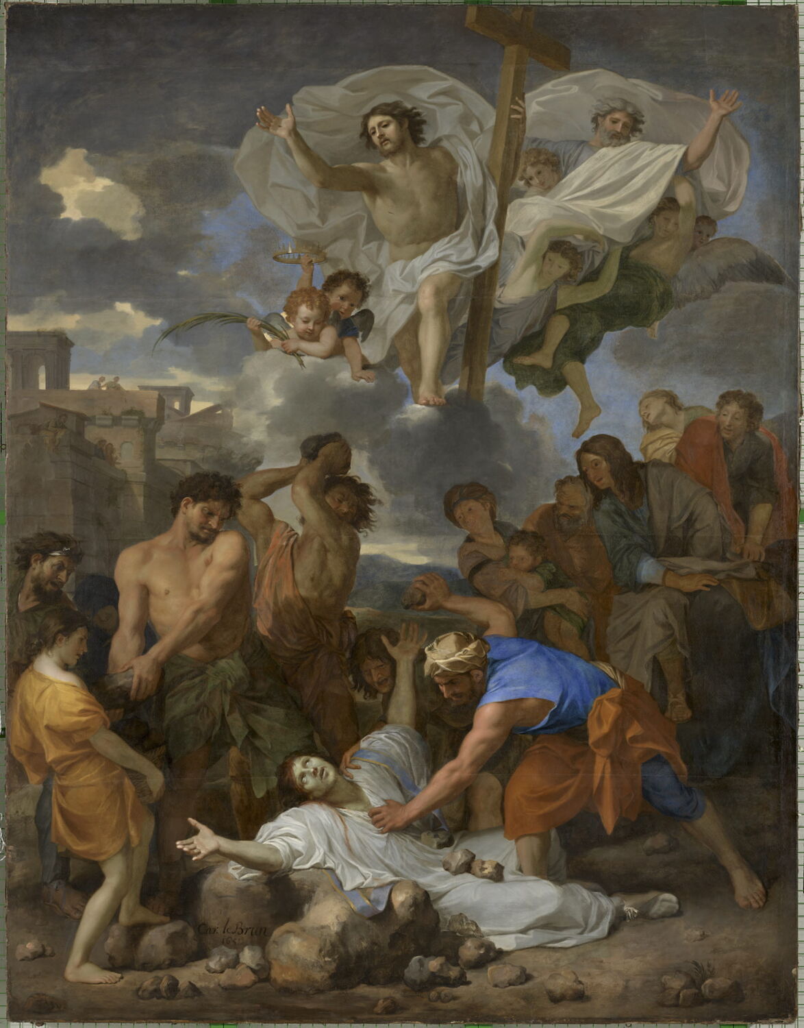 Le Martyre de saint Étienne, Шарль Лебрен, XVII век (1651)