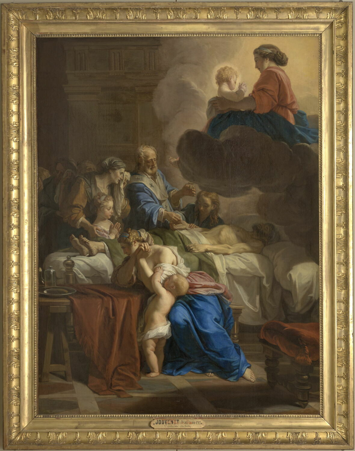 L'Extrême-onction, Jouvenet, Jean, XVIIe siècle (1600 - 1700)