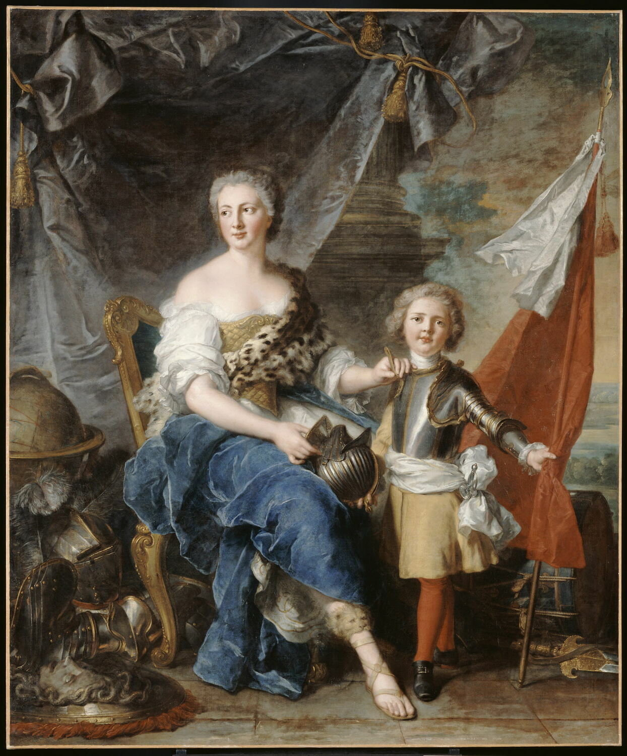 Mademoiselle de Lambesc et le comte de Brionne, Жан-Марк Натье, вторая четверть XVIII века (1732)