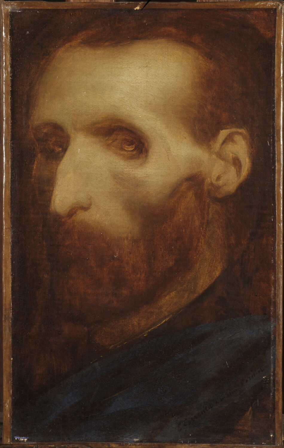 Portrait d'homme, dit Géricault moribond, Anonyme, XIXe siècle (1824)
