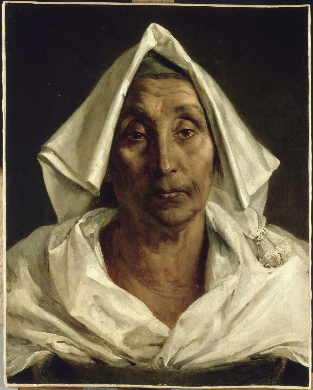 Étude de vieille femme (Campagne romaine), Schnetz, Jean Victor, 1e quart du XIXe siècle (1800 - 1825)