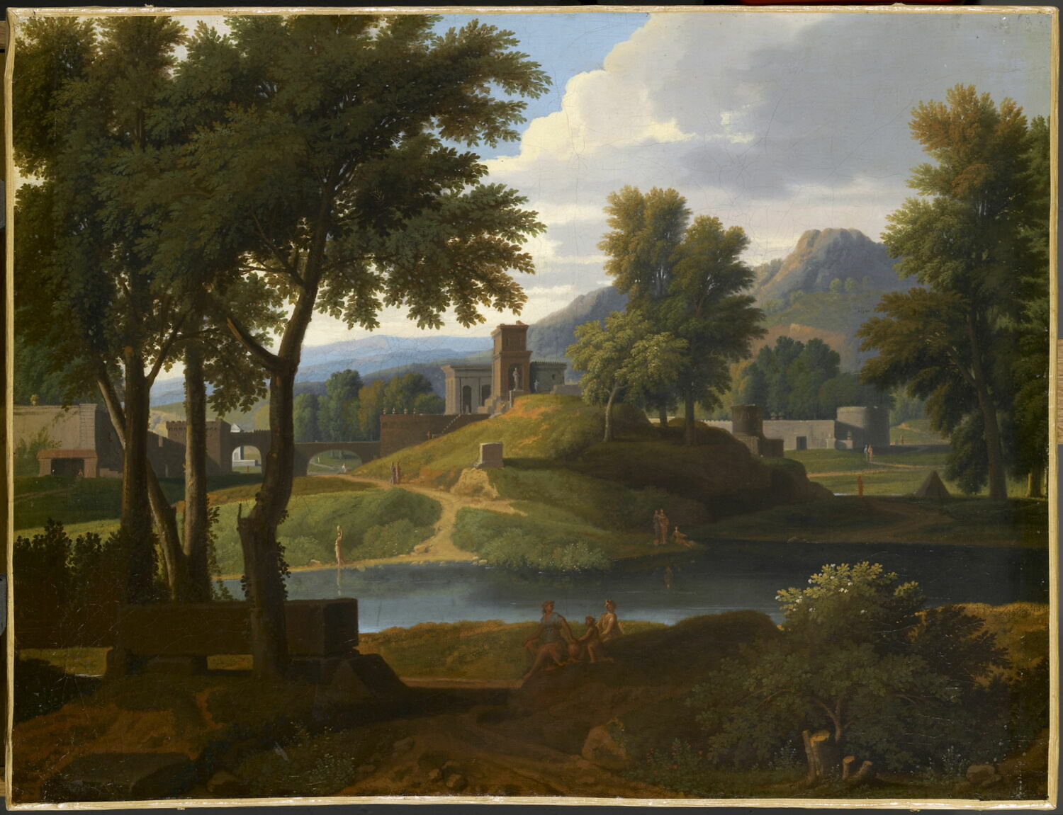 Paysage, Allegrain, Étienne, Fin du XVIIe siècle - début du XVIIIè siècle (1665 - 1740)