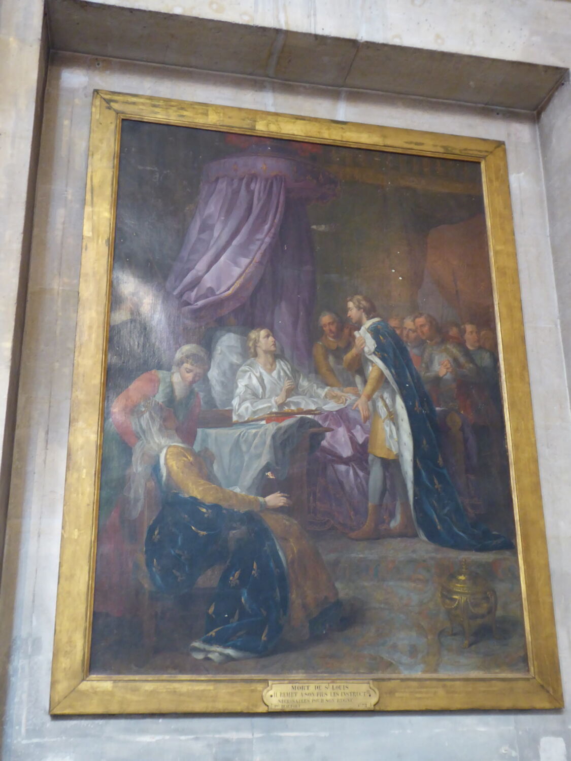 La Mort de saint Louis, Beaufort, Jacques Antoine, 3e tiers du XVIIIe siècle (1773)